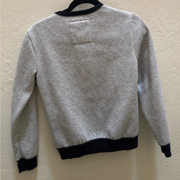 Epic Threads Gray Crewneck Sweater with Bow Tie Print - Picture 3 of 4